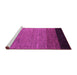 Sideview of Machine Washable Abstract Pink Modern Rug, wshabs5146pnk