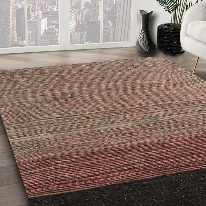 Machine Washable Abstract Red Brown Rug in a Family Room, wshabs5146