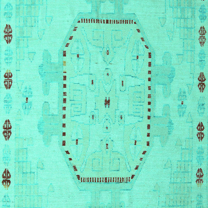 Abstract Turquoise Modern Rug, abs5147turq