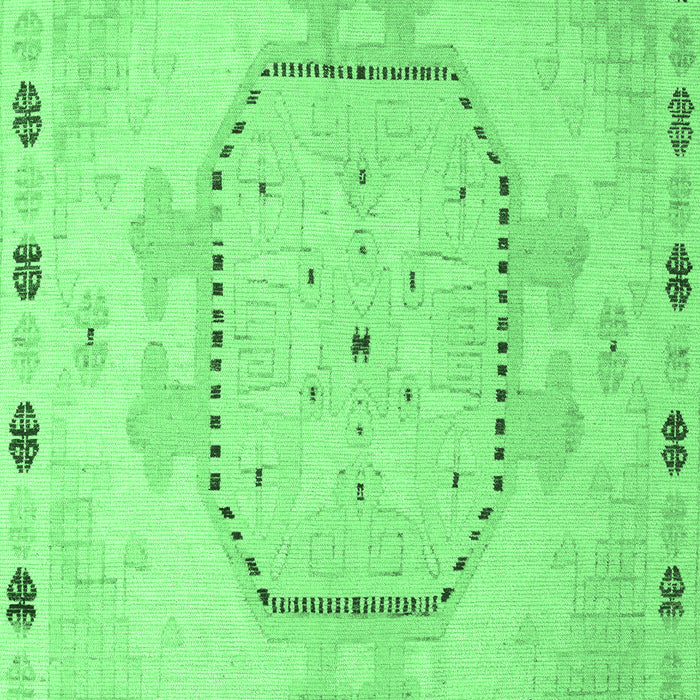 Machine Washable Abstract Emerald Green Modern Area Rugs, wshabs5147emgrn