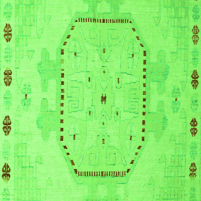 Machine Washable Abstract Green Modern Area Rugs, wshabs5147grn