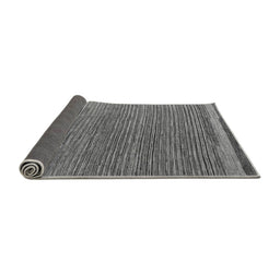 Sideview of Abstract Gray Modern Rug, abs5148gry