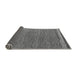 Sideview of Abstract Gray Modern Rug, abs5148gry