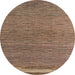 Round Abstract Dark Sienna Brown Modern Rug, abs5148