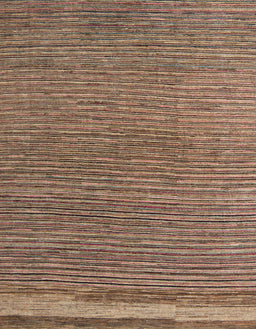 Abstract Dark Sienna Brown Modern Rug, abs5148