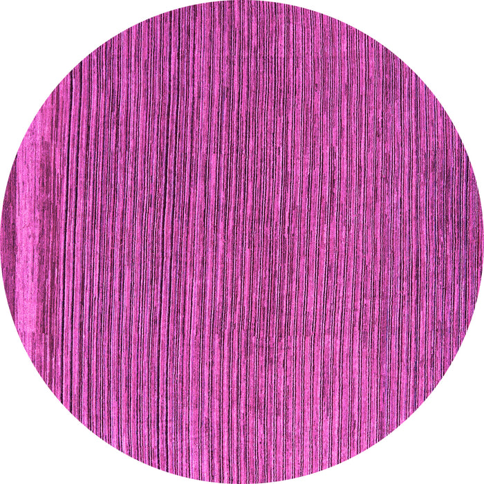 Round Abstract Pink Modern Rug, abs5148pnk
