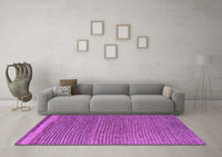 Machine Washable Abstract Purple Modern Rug, wshabs5148pur