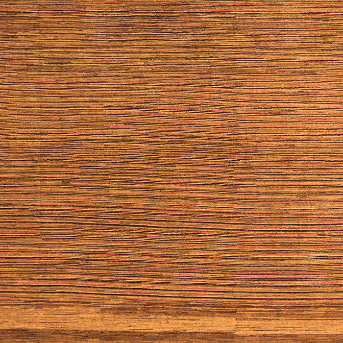 Square Machine Washable Abstract Orange Modern Area Rugs, wshabs5148org