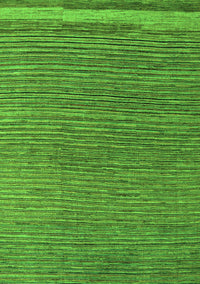 Abstract Green Modern Rug, abs5148grn