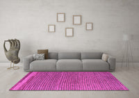 Machine Washable Abstract Pink Modern Rug, wshabs5148pnk