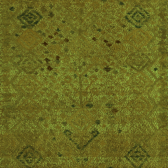 Abstract Green Modern Rug, abs5149grn