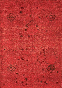 Abstract Orange Modern Rug, abs5149org