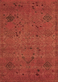 Abstract Brown Modern Rug, abs5149brn