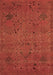 Abstract Brown Modern Rug, abs5149brn