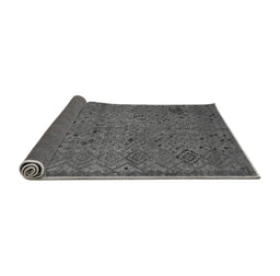 Sideview of Abstract Gray Modern Rug, abs5149gry