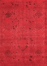 Abstract Red Modern Rug, abs5149red