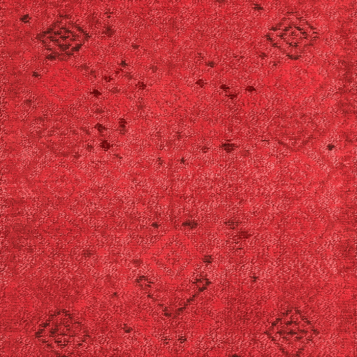 Abstract Red Modern Area Rugs