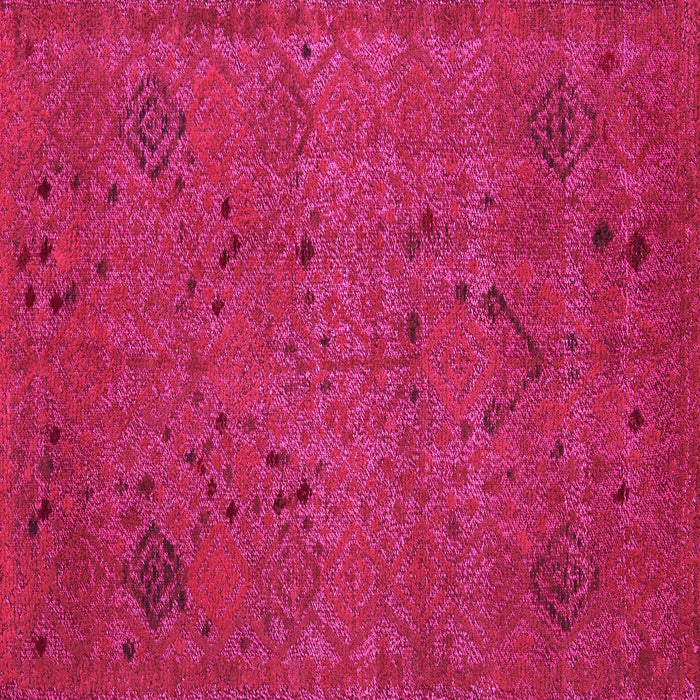 Square Abstract Pink Modern Rug, abs5149pnk