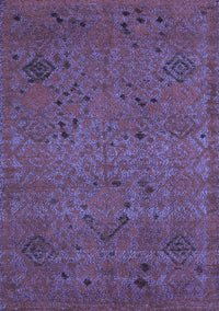 Abstract Blue Modern Rug, abs5149blu