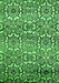 Machine Washable Abstract Green Modern Area Rugs, wshabs514grn