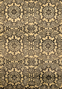 Abstract Brown Modern Rug, abs514brn