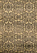 Abstract Brown Modern Rug, abs514brn