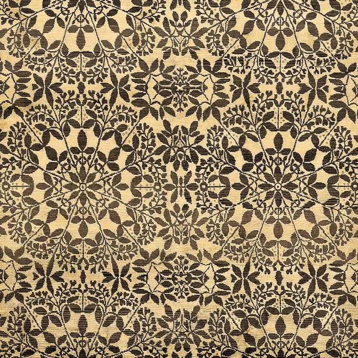 Abstract Brown Modern Rug, abs514brn