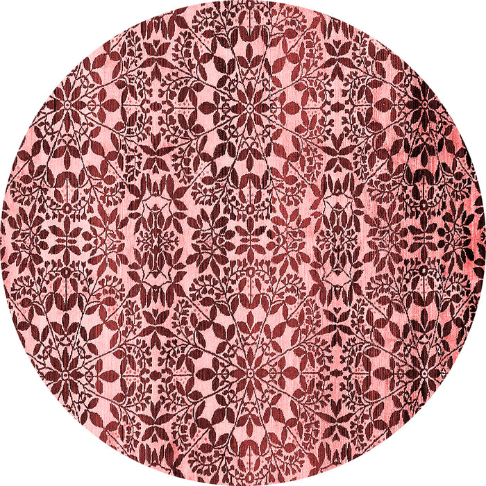 Machine Washable Abstract Red Modern Rug, wshabs514red