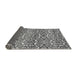 Sideview of Abstract Gray Modern Rug, abs514gry