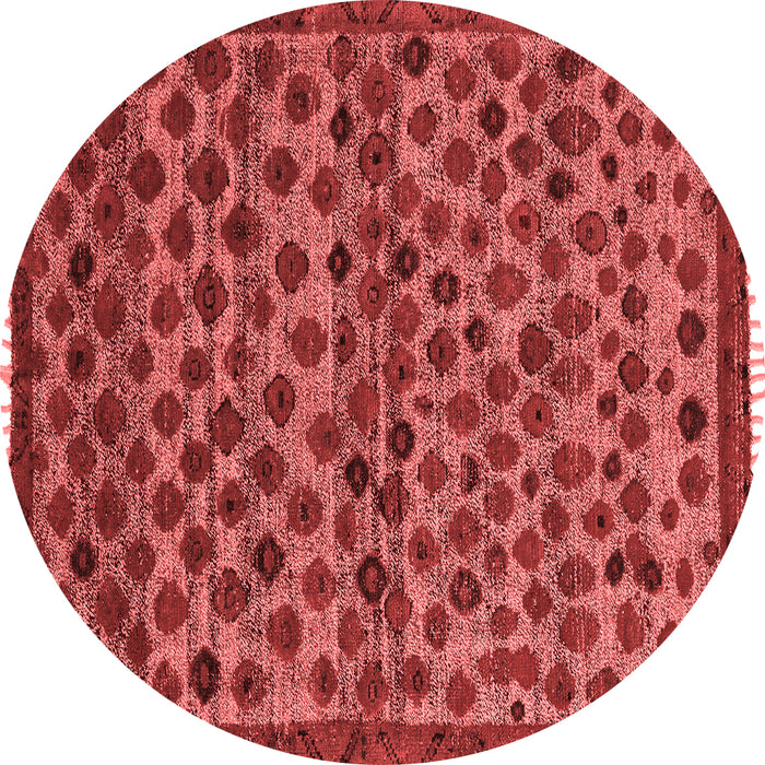 Machine Washable Abstract Red Modern Rug, wshabs5150red