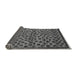 Sideview of Abstract Gray Modern Rug, abs5150gry