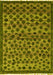 Abstract Yellow Modern Rug, abs5150yw