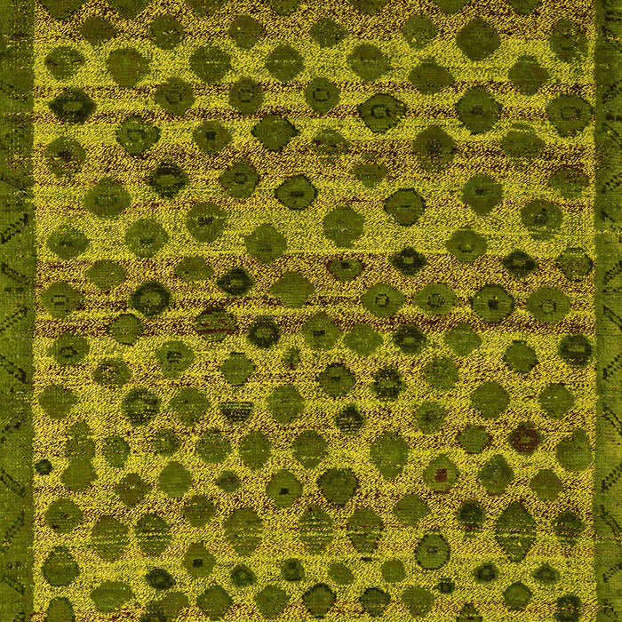 Abstract Yellow Modern Rug, abs5150yw