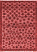 Abstract Red Modern Area Rugs