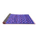 Sideview of Abstract Purple Modern Rug, abs5150pur