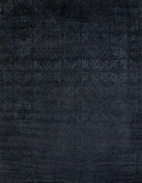 Machine Washable Abstract Dark Slate Gray Green Rug, wshabs5151