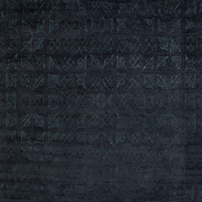 Machine Washable Abstract Dark Slate Gray Green Rug, wshabs5151