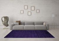 Machine Washable Abstract Purple Modern Rug, wshabs5151pur