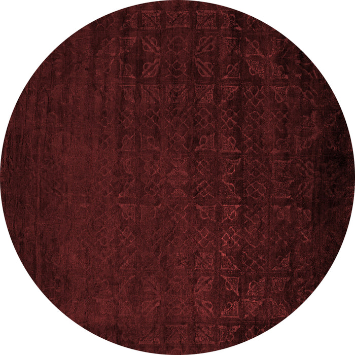 Machine Washable Abstract Red Modern Rug, wshabs5151red