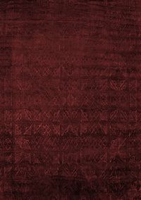 Abstract Red Modern Rug, abs5151red