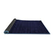 Sideview of Abstract Blue Modern Rug, abs5151blu