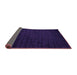 Sideview of Abstract Purple Modern Rug, abs5151pur