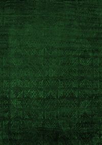 Abstract Green Modern Rug, abs5151grn