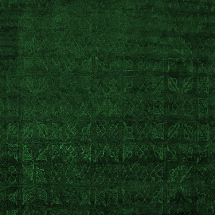 Abstract Green Modern Rug, abs5151grn