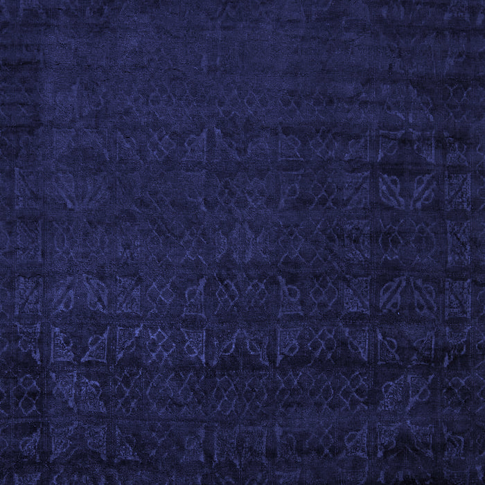 Machine Washable Abstract Blue Modern Rug, wshabs5151blu