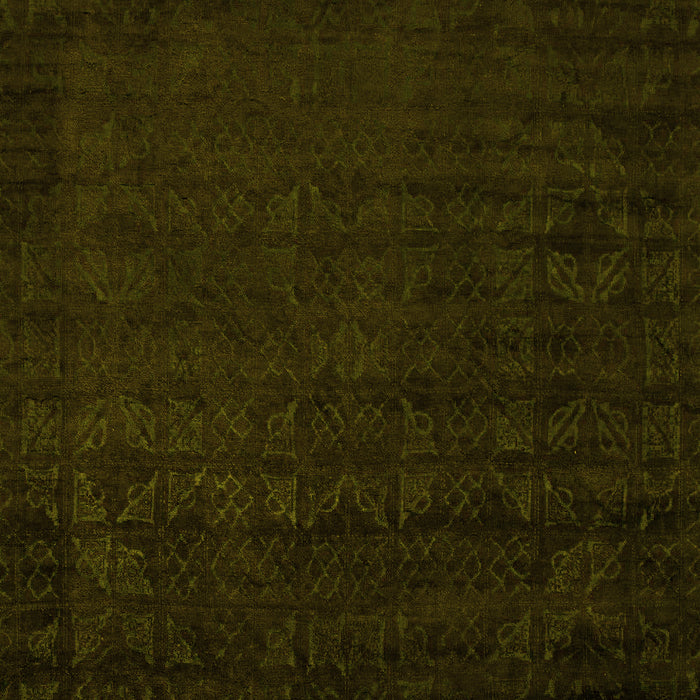 Abstract Yellow Modern Rug, abs5151yw