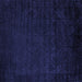 Square Abstract Blue Modern Rug, abs5151blu