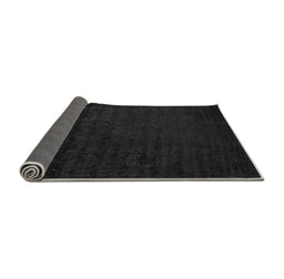 Sideview of Abstract Gray Modern Rug, abs5151gry