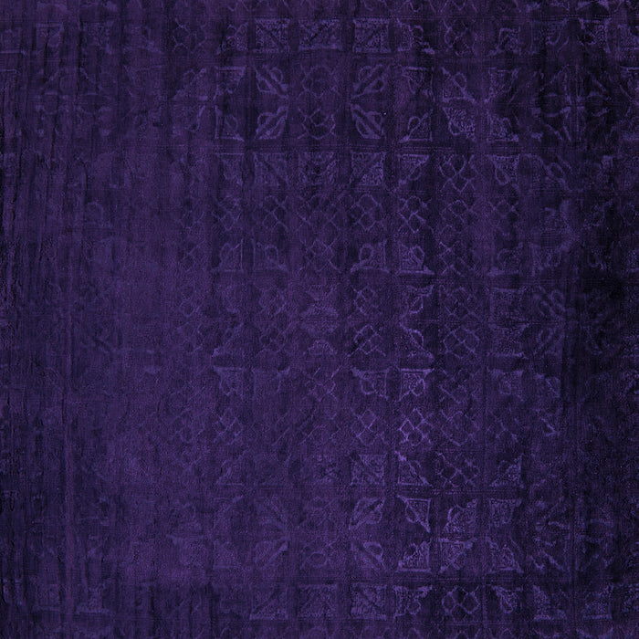 Square Abstract Purple Modern Rug, abs5151pur