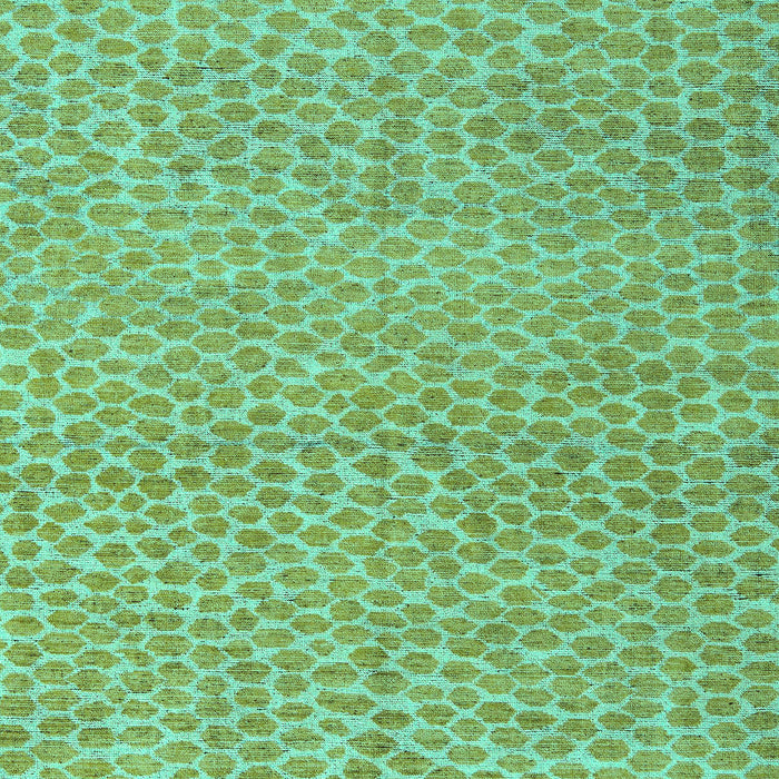 Machine Washable Abstract Turquoise Modern Area Rugs, wshabs5152turq